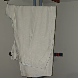 Men's Linen Cream Pants